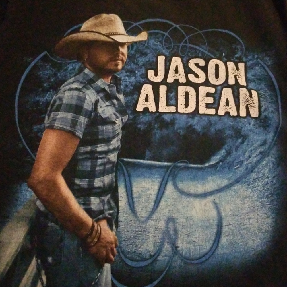 Jason Aldean 2011 concert t-shirt